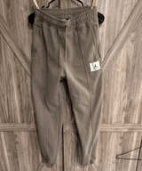 Jordan Flight Fleece Pintuck Pants Sweatpants Small Olive Green - Image 1
