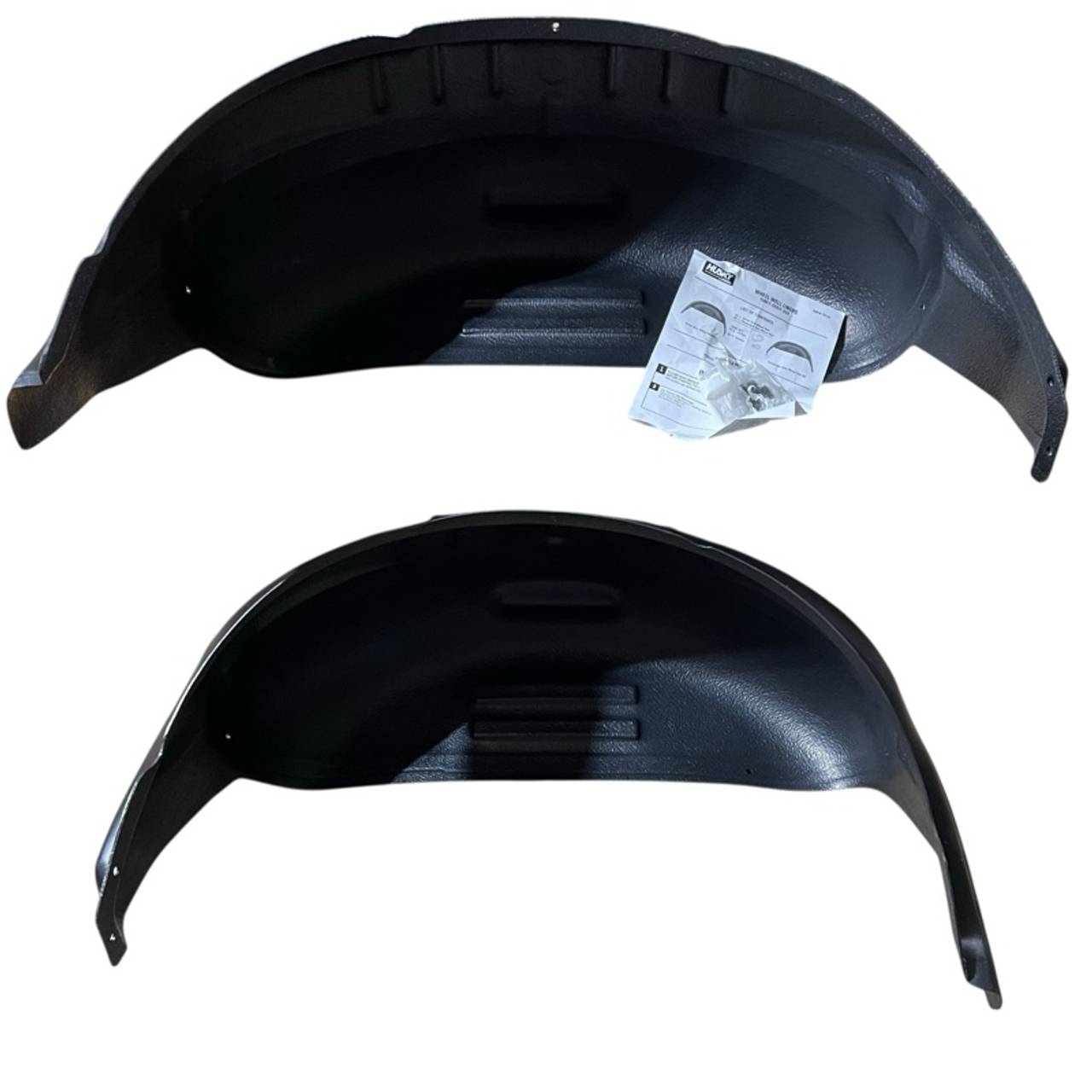 2017-2024  Ford F250 & F350 SRW Husky Rear Wheel Well Liner Pair Black
