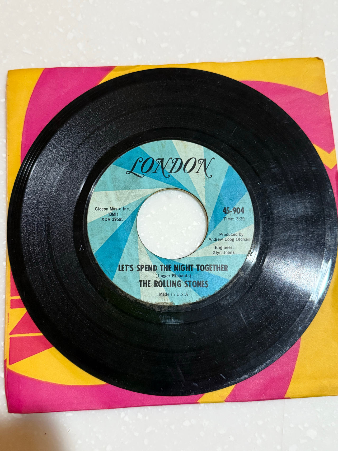 The Rolling Stones - Let's Spend the Night Together / Ruby Tuesday 7" Vinyl Single
