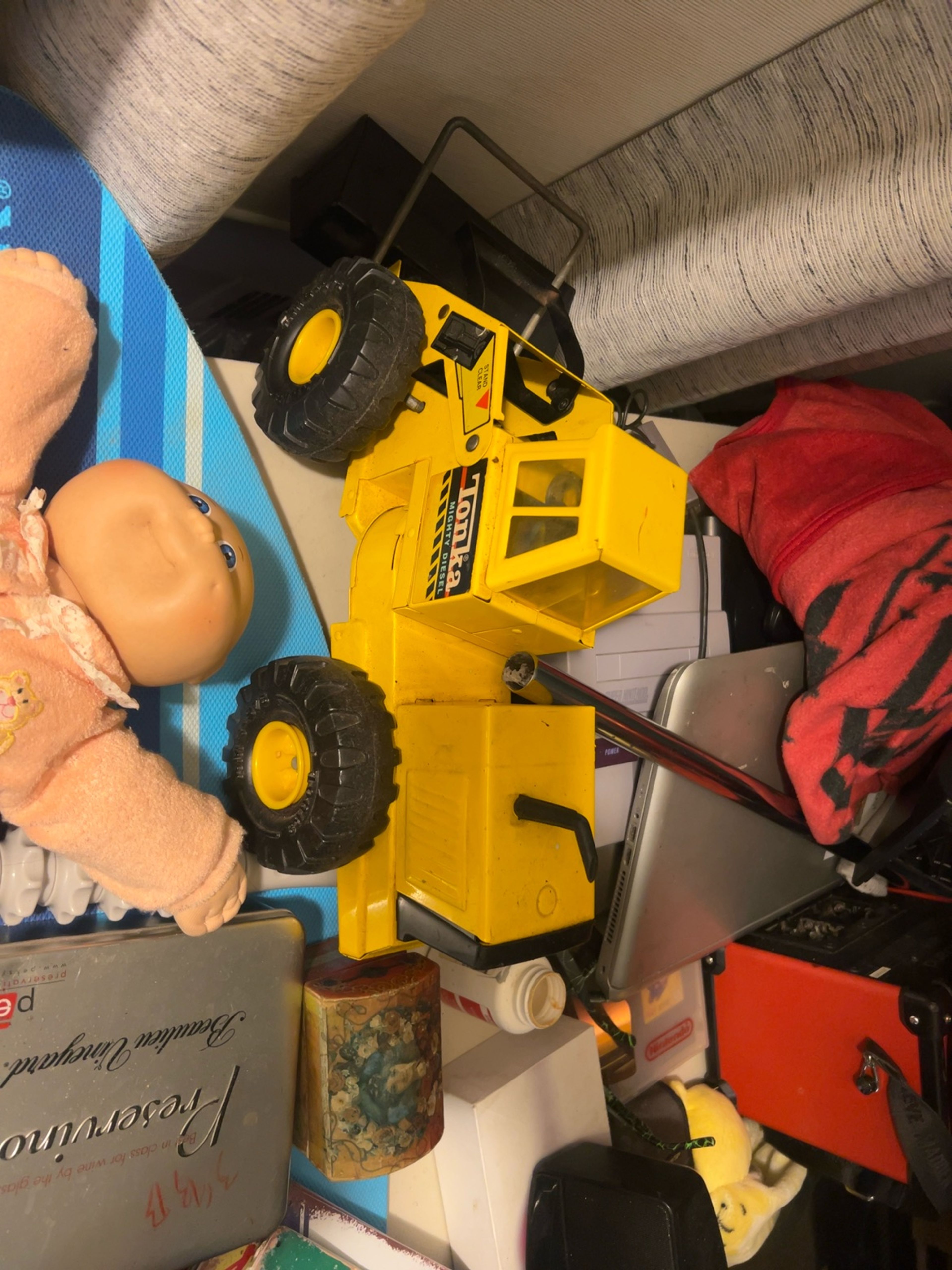 Tonka Mighty Diesel Yellow Front Loader