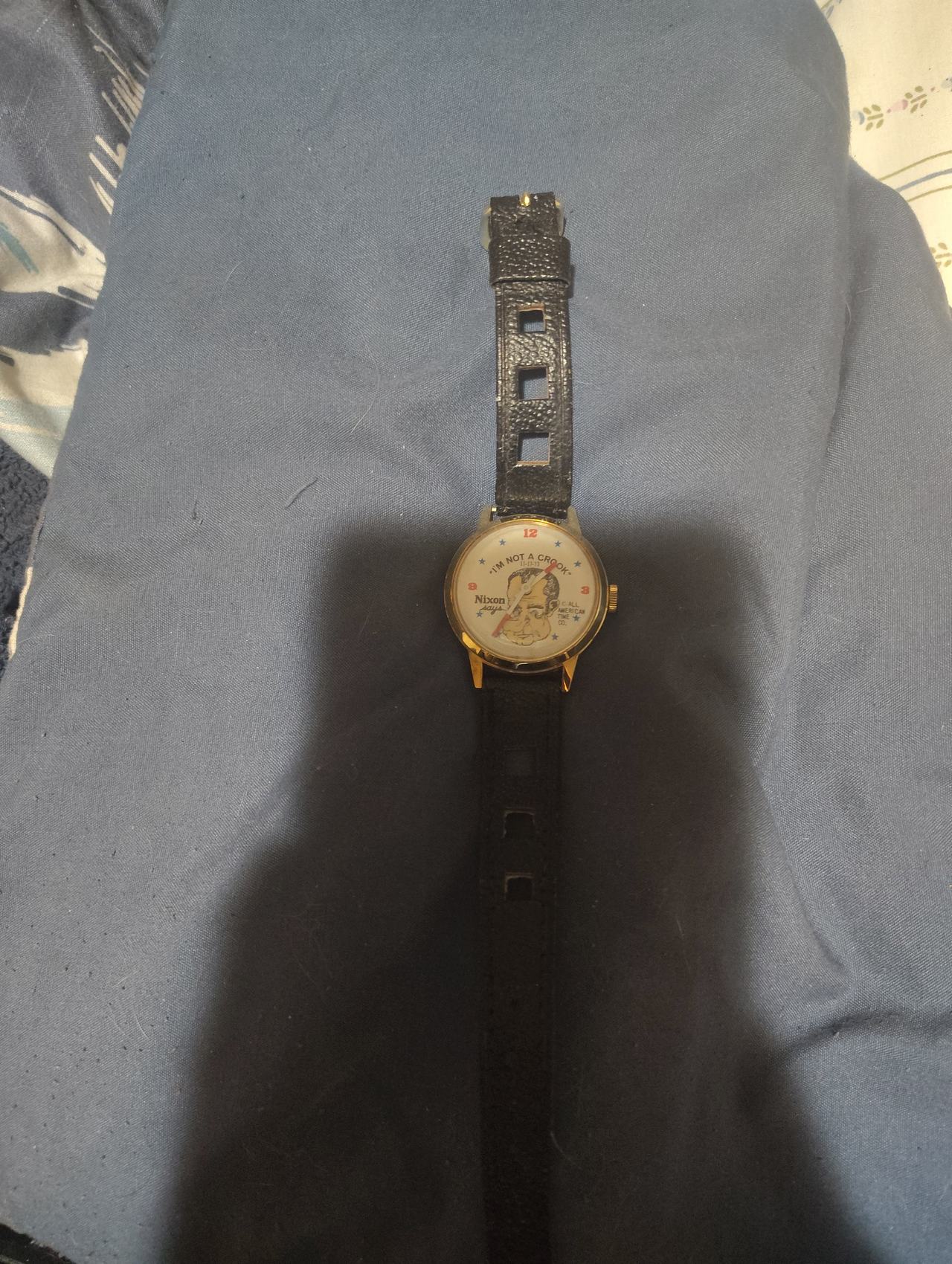 Vintage Richard Nixon "I'm Not A Crook" Watch