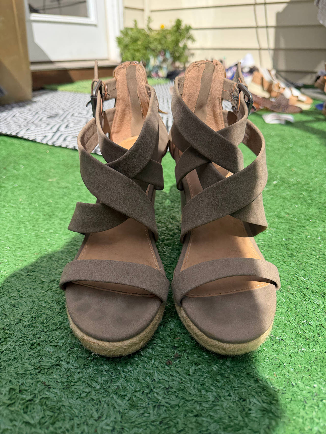 Brash Espadrille Wedge Sandals