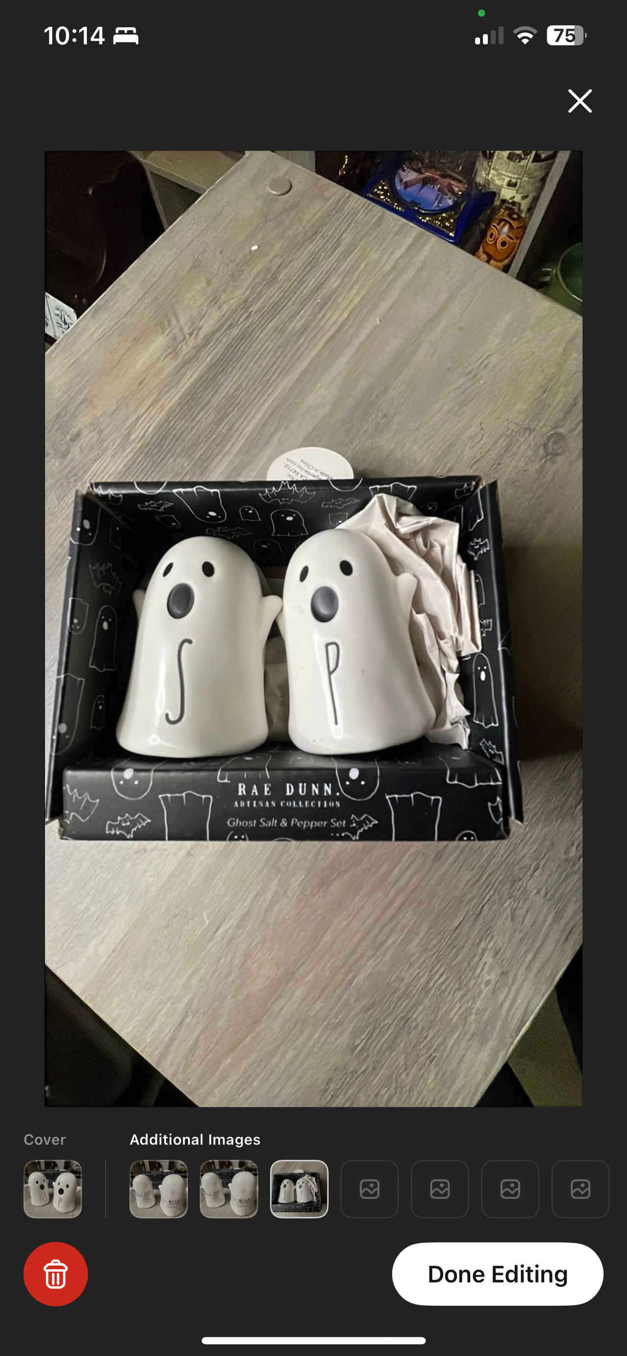 Rae Dunn Ghost Salt & Pepper Shakers