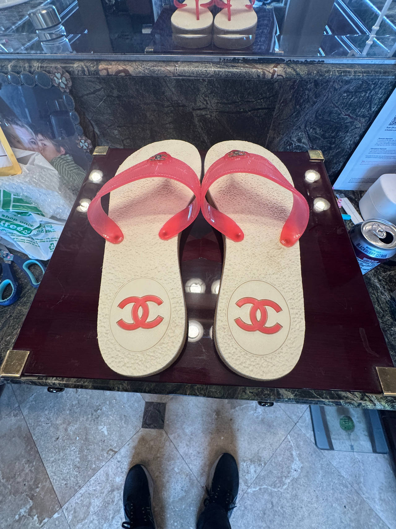 Chanel Flip Flops