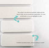 2 PCS Water Absorbent Diatomite Coasters(22-8cm), Diatomaceous Earth Soap Holder - Image 7