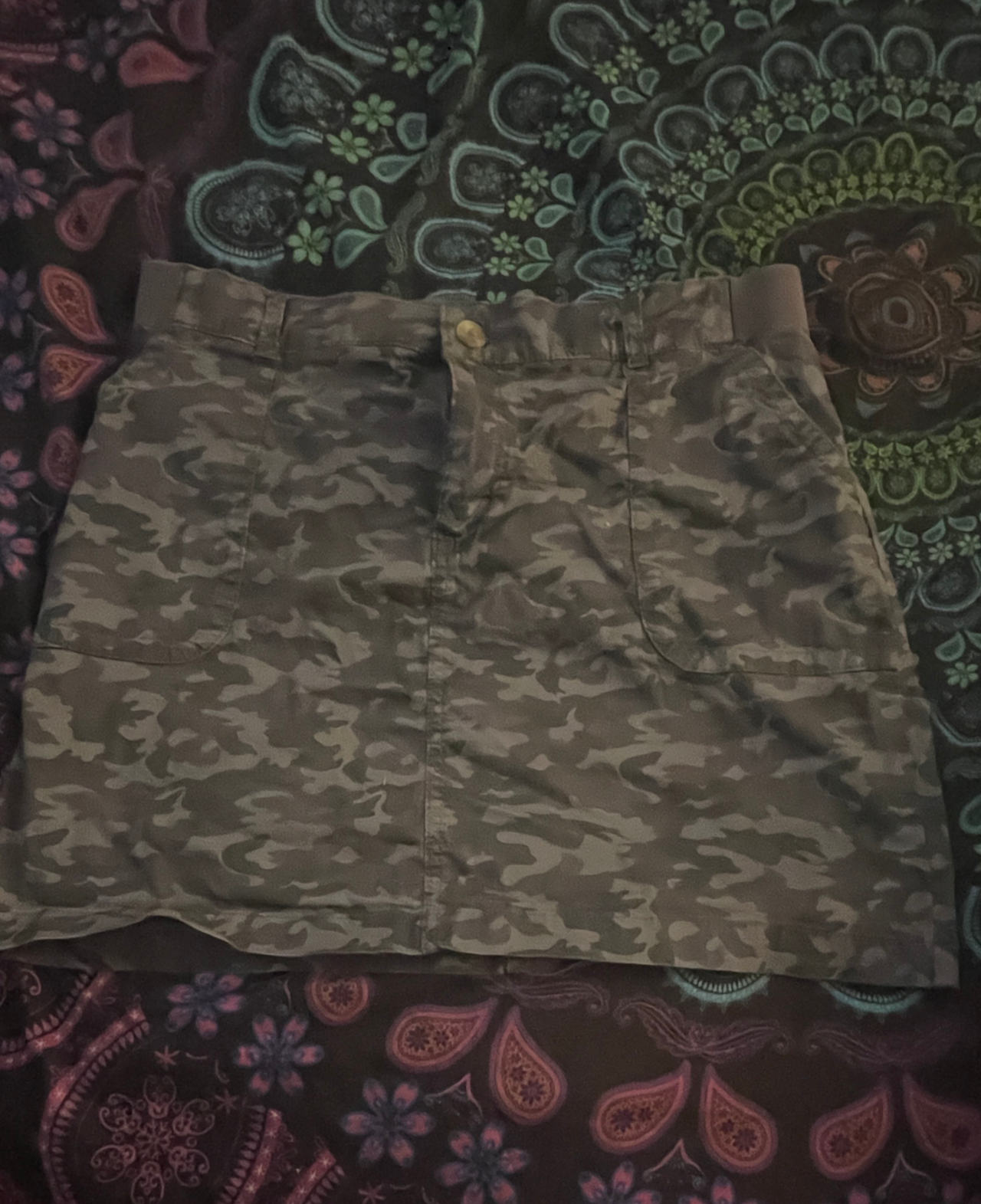 Lee Camouflage Mini Skort Size 14