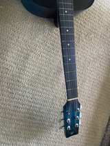 Ashthorpe Basswood 30" Blue Beginner Acoustic Guitar - Image 3