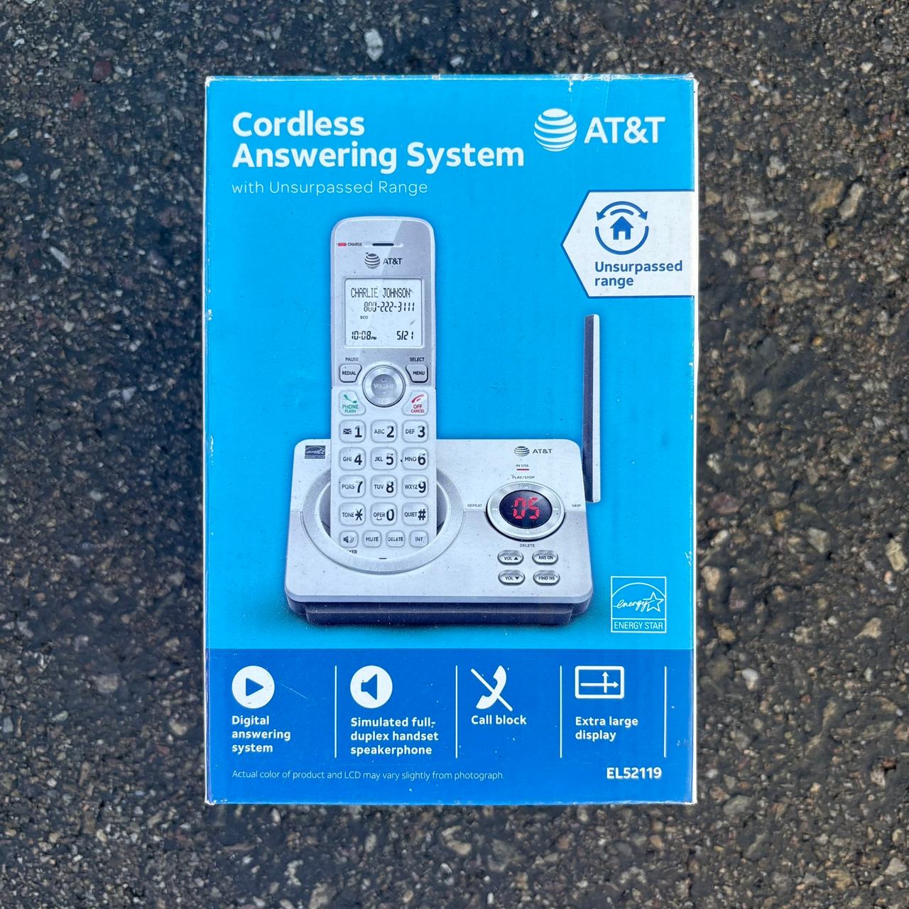 AT&T EL52119 Cordless Answering System