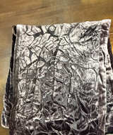 Calzeat Velvet Burnout Scarf - Image 1
