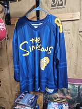 Vintage The Simpsons Homer Simpson #89 Hockey Jersey - Image 2