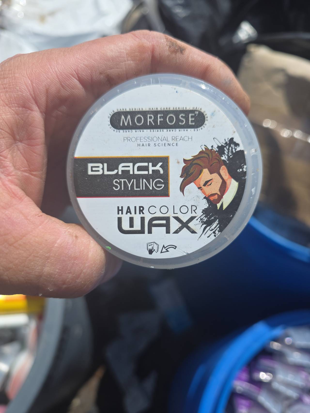 20 Morfose Black Styling Hair Color Wax
