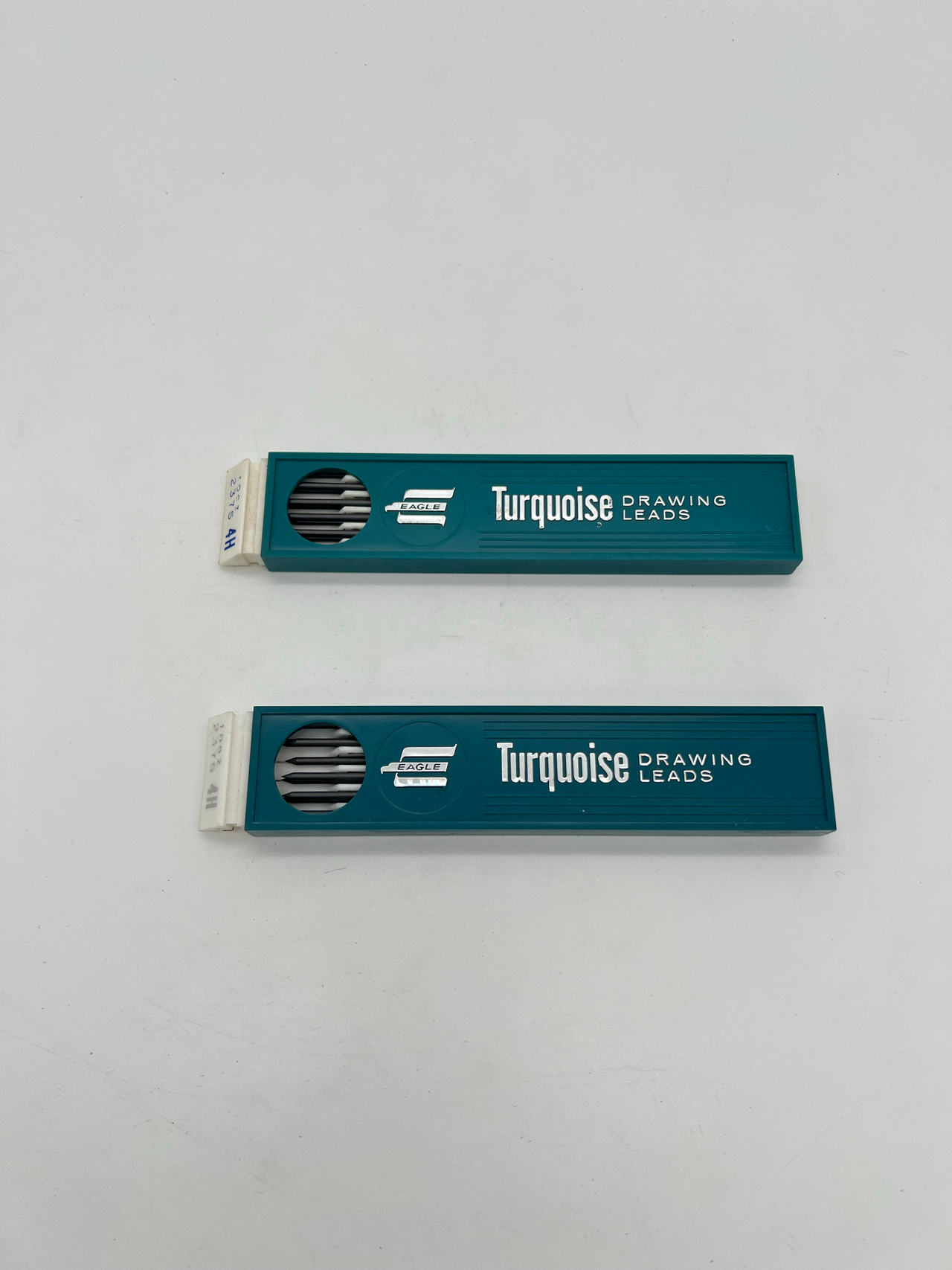 Vintage Eagle Turquoise Drawing Leads 2375 4H Lot of 2 Partial Packs Drafting US