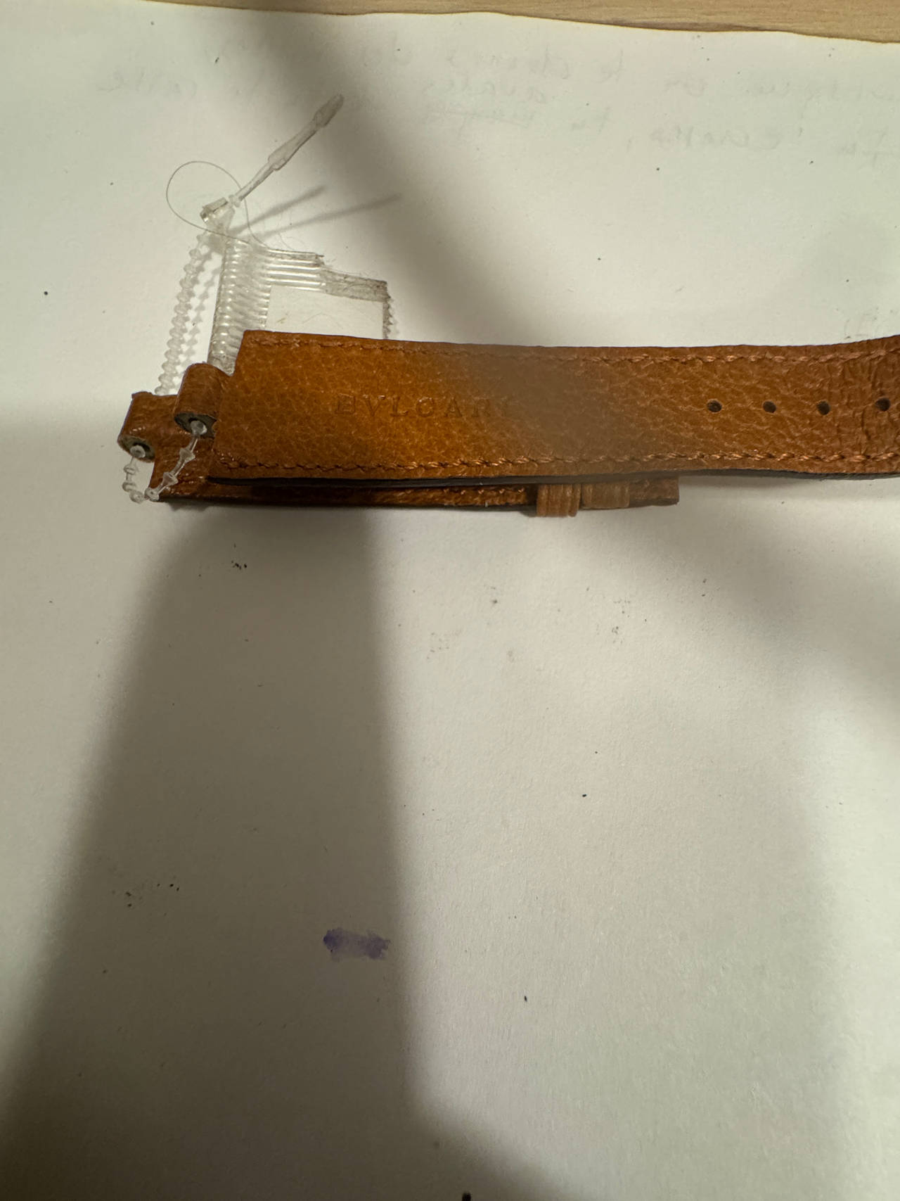 Bvlgari Leather Watch Strap