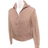 Jessica Simpson Sweater Women’s Size M Quarter Zip Ribbed Mock Neck - Image 4