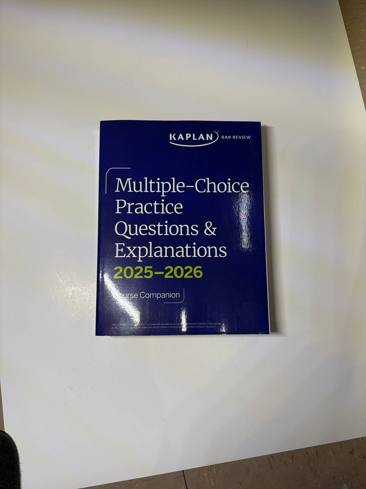 Kaplan Bar Review Multiple-Choice Practice Questions & Explanations 2025-2026 Course Companion