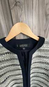 Kasper Tweed Open-Front Jacket size 4P - Image 2