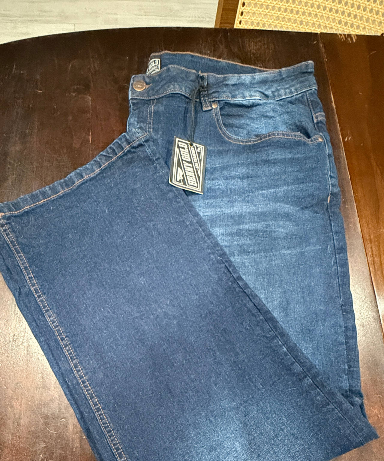 NWT Benny Gold Dark Wash Denim Jeans 42x32