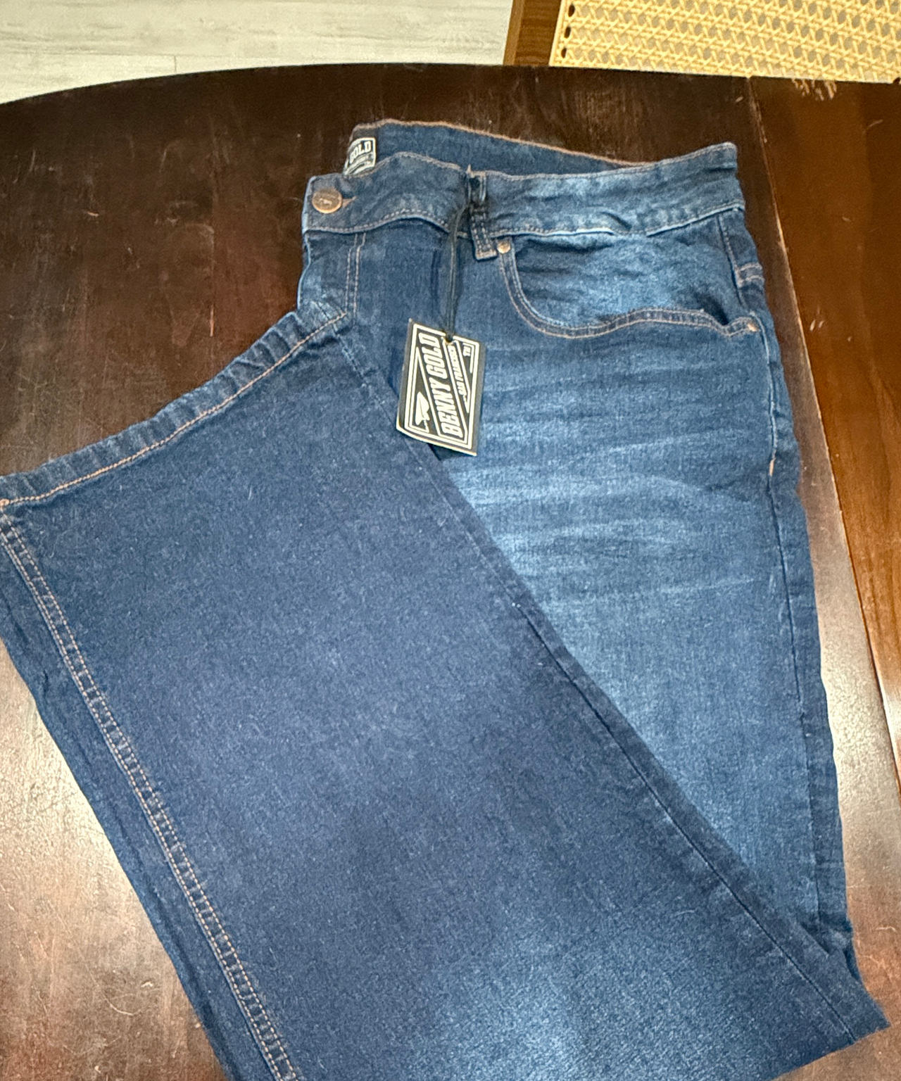 NWT Benny Gold Dark Wash Denim Jeans 42x32