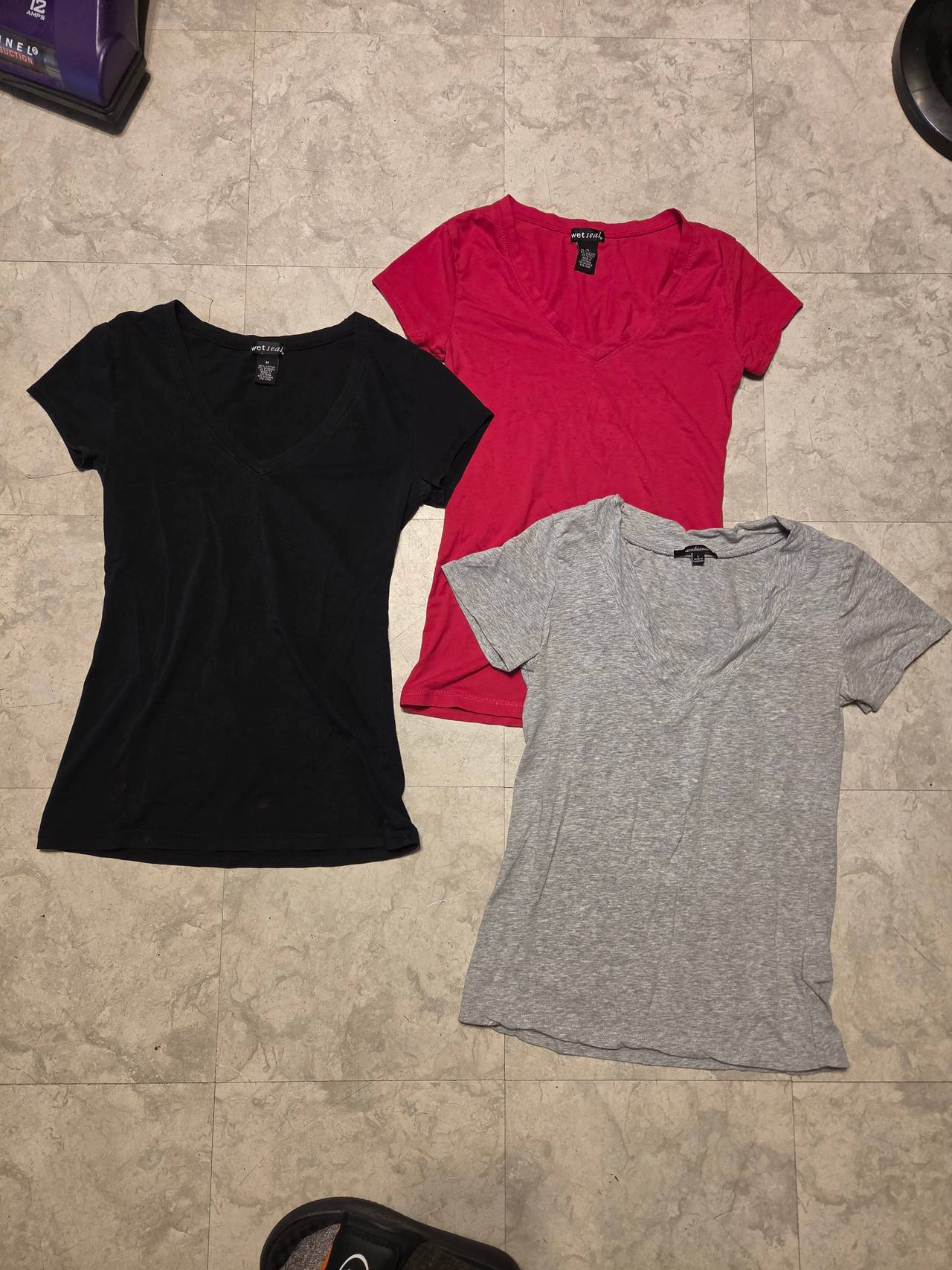 Vintage Y2K Wet Seal Tees, 2 sz Medium and 1 sz Large