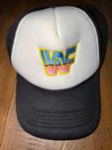 WWF Retro Mesh Trucker Hat Black Wrestling Cap - Image 4
