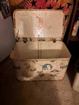 Vintage Metal Circus Toy Chest - Image 2