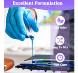 LET'S RESIN 1/2 Gallon Casting Epoxy Resin,Bubble Free & Crystal Clear Epoxy Kit - Image 3