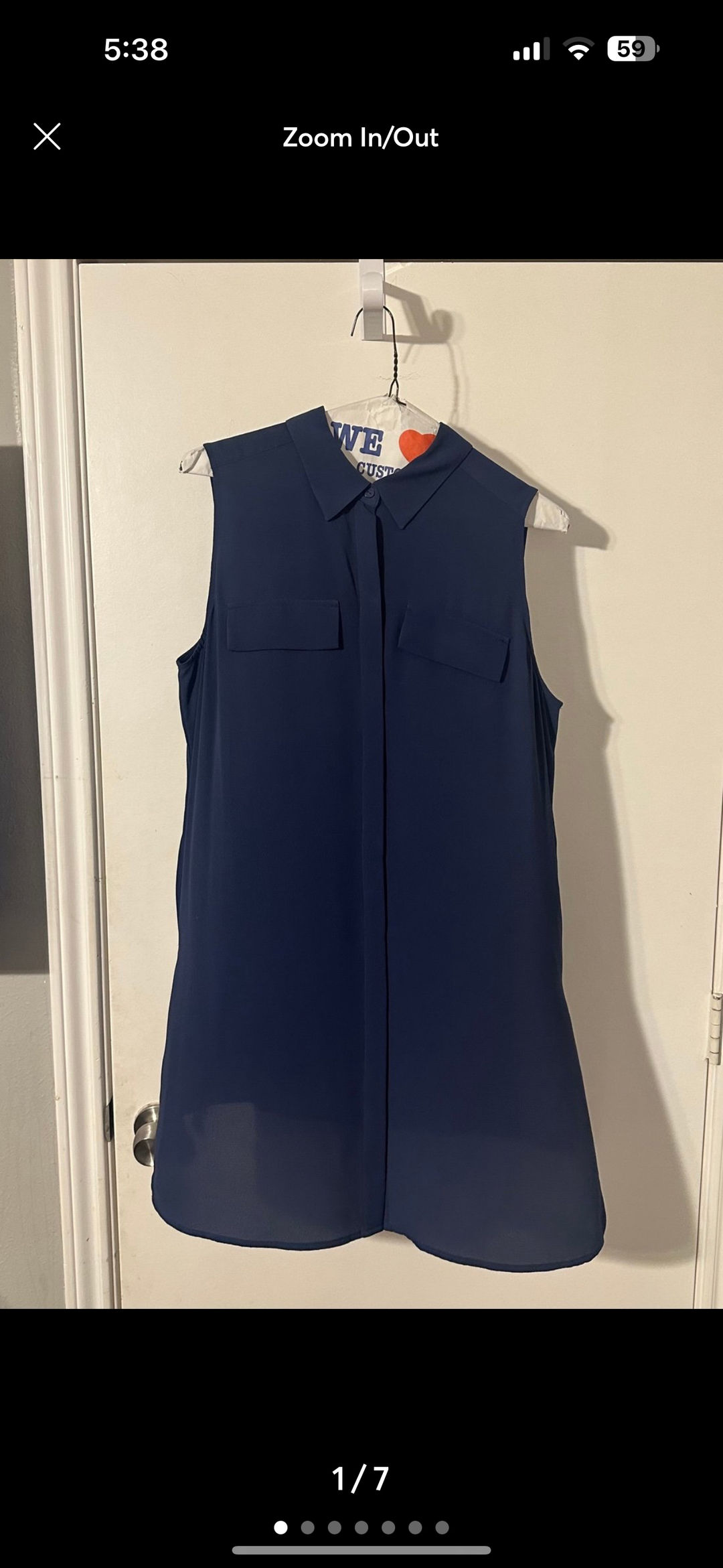 Sleeveless Chiffon Blouse