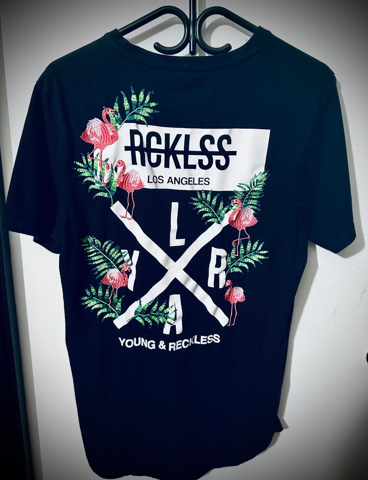 Young & Reckless Flamingo Palm Graphic T-Shirt