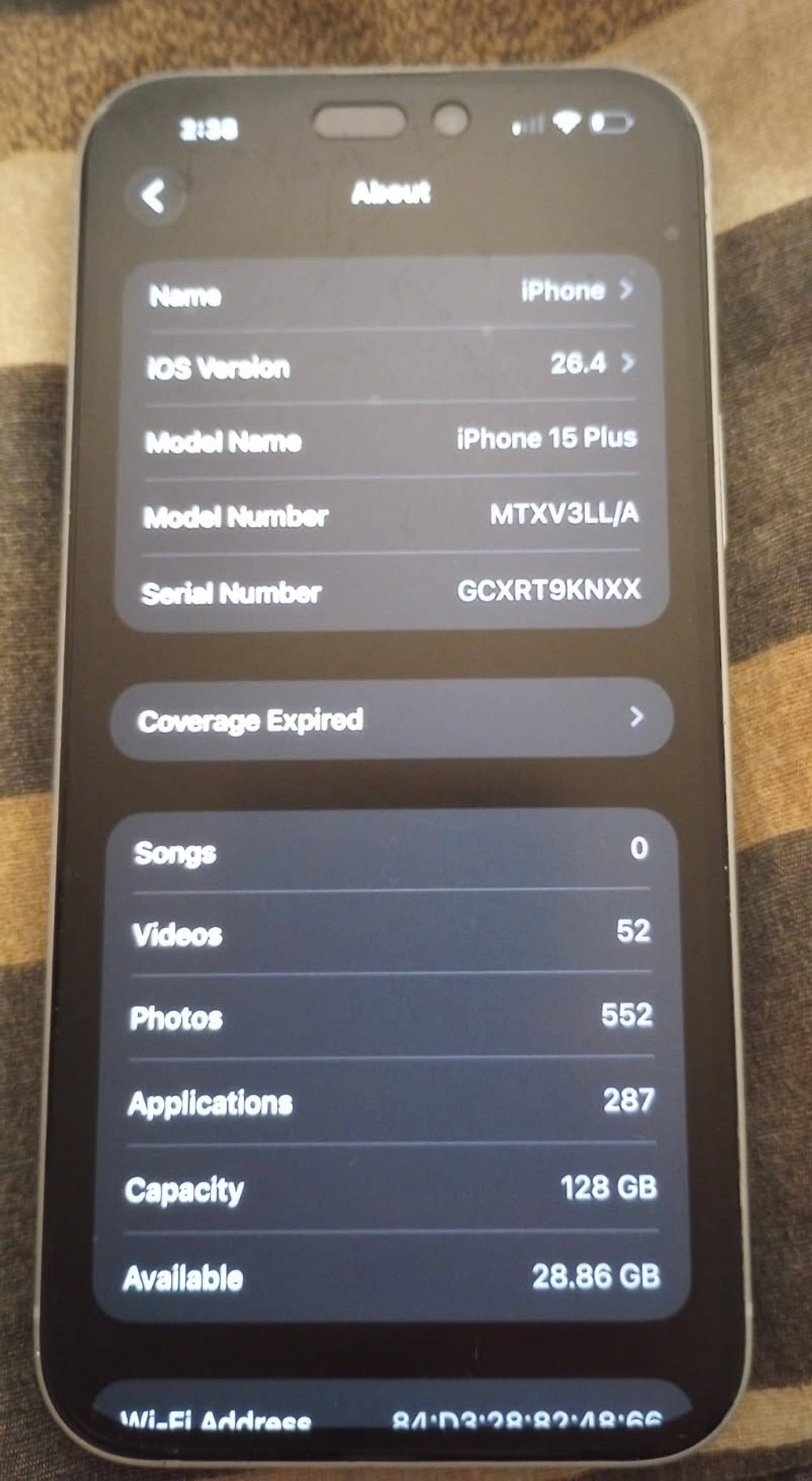 Apple iPhone 15 Plus 128GB