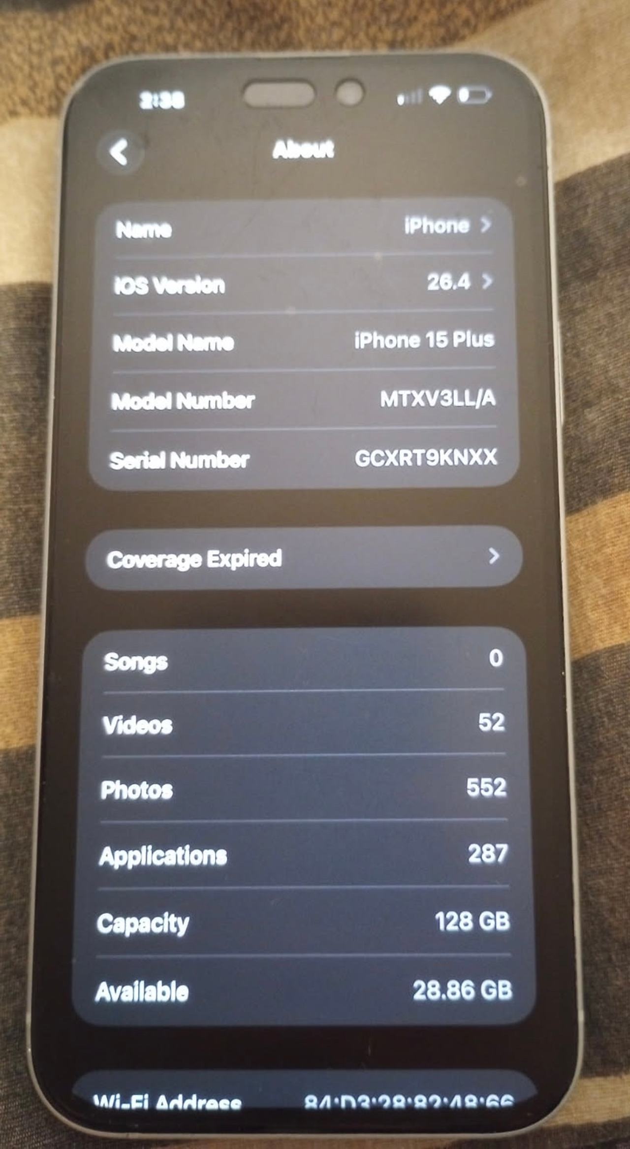 Apple iPhone 15 Plus 128GB