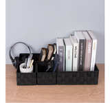 Posprica Woven Storage Baskets for Organizing, Small Black Baskets Cube Bin - Image 5