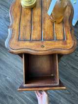 Vintage French Provincial 2-Drawer Nightstand - Image 3