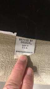 Upholstered Barrel Chairs with Wood Trim - Image 3