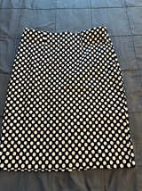 Chico’s Black and White Polka Dot Pencil Skirt - Image 1