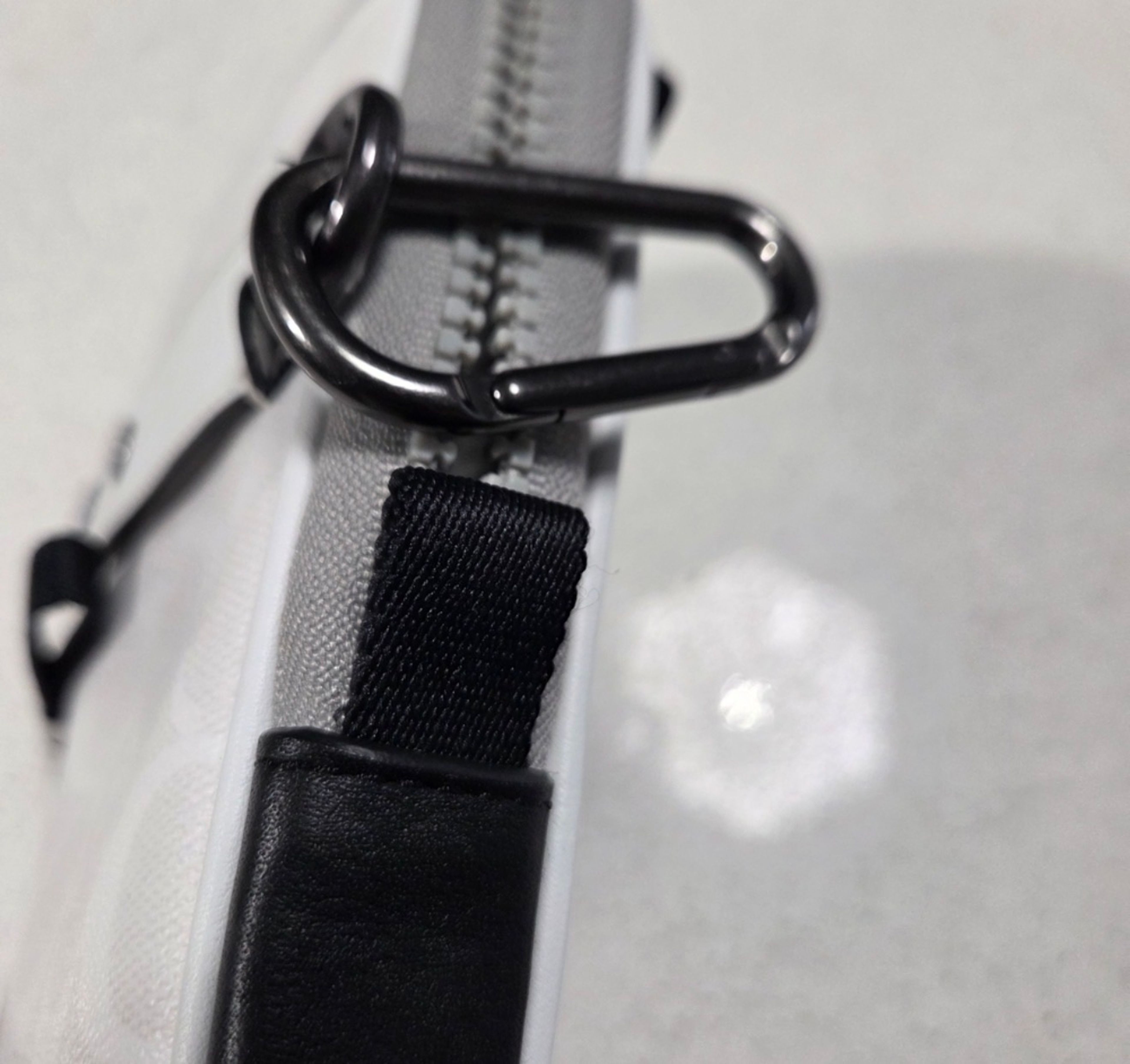 Coach Ivory North South Hybrid Pouch Colorblock Canvas - Image 2