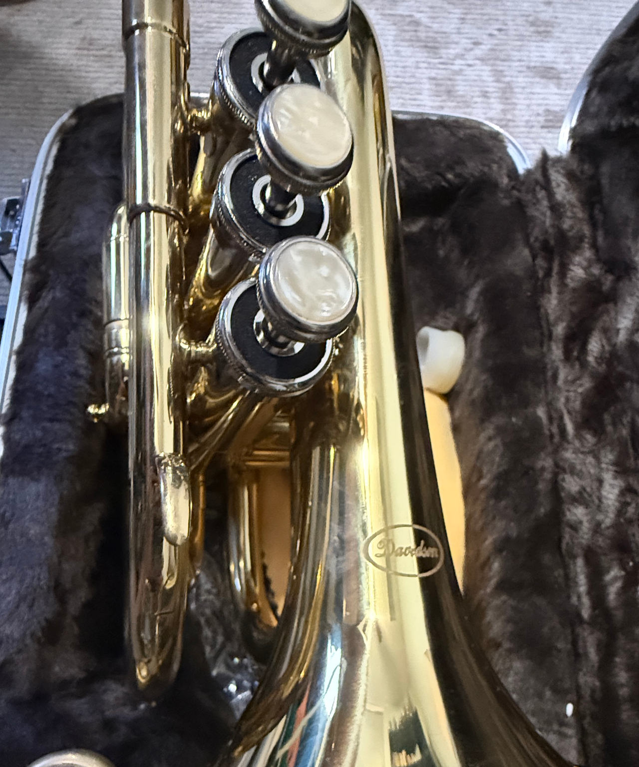 Davidsen Pocket Trumpet Bb Gold Lacquer