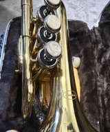 Davidsen Pocket Trumpet Bb Gold Lacquer - Image 1