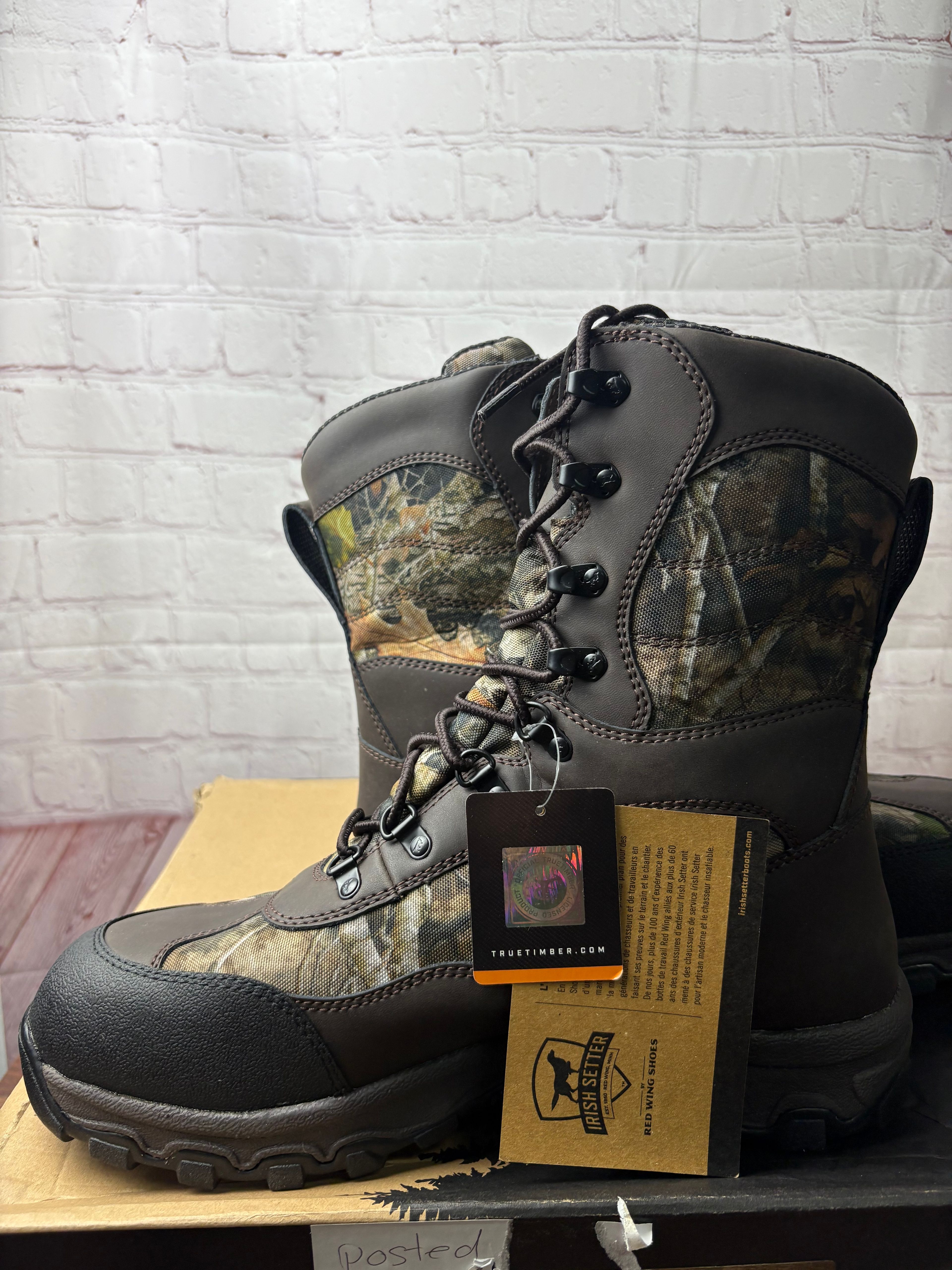 Red Wing Irish Setter Hunting Crosshair Boots Insulated Model 1868 sz 11 E2 - Image 6