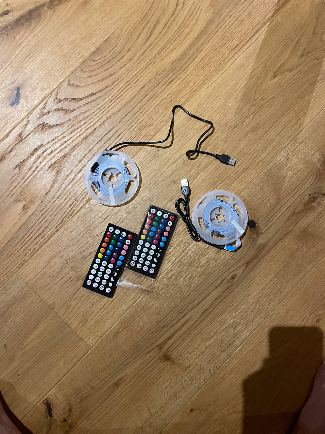2 LED Strip Lights with Remote Control