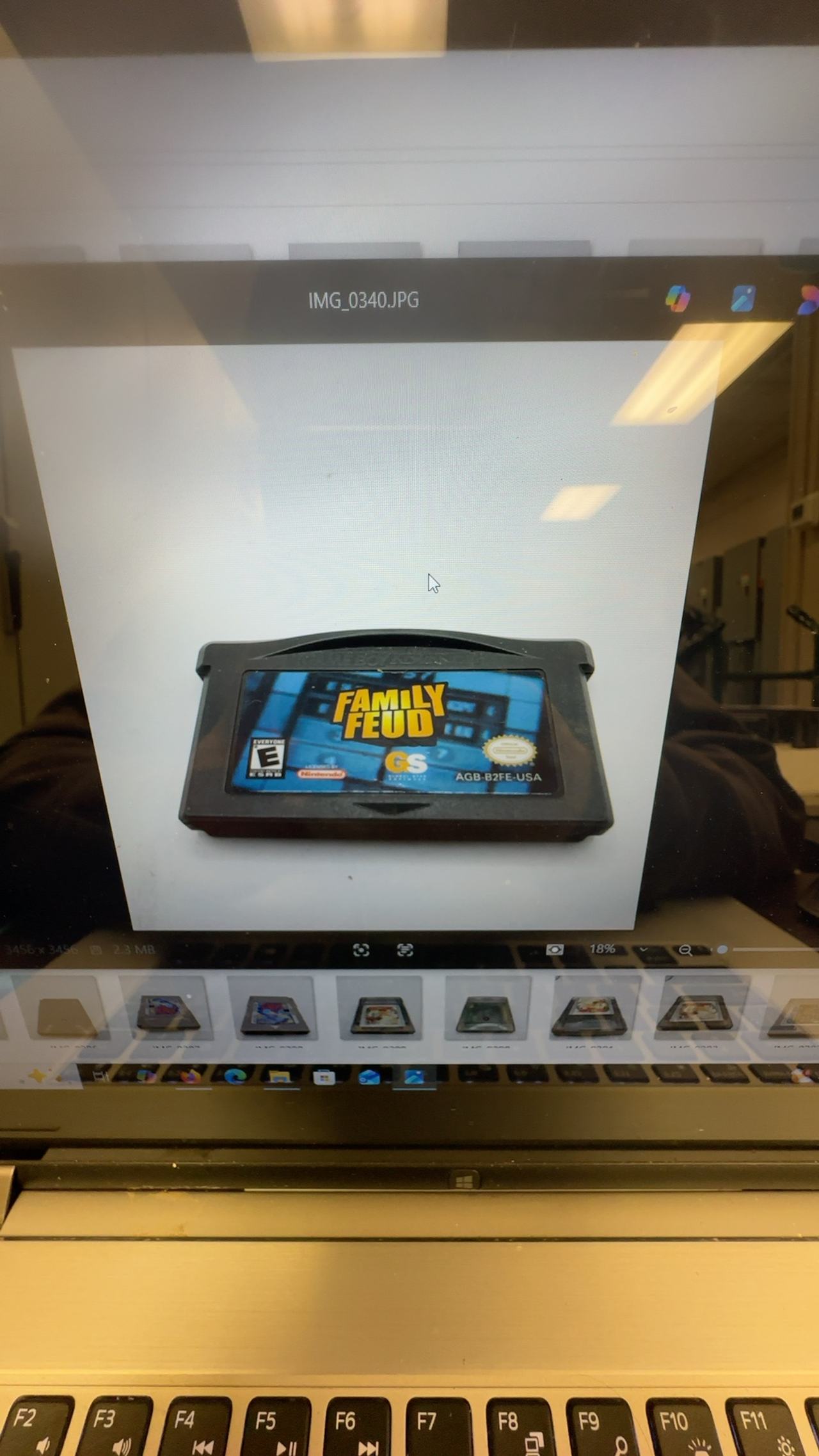Nintendo Game Boy Advance Family Feud Cartridge