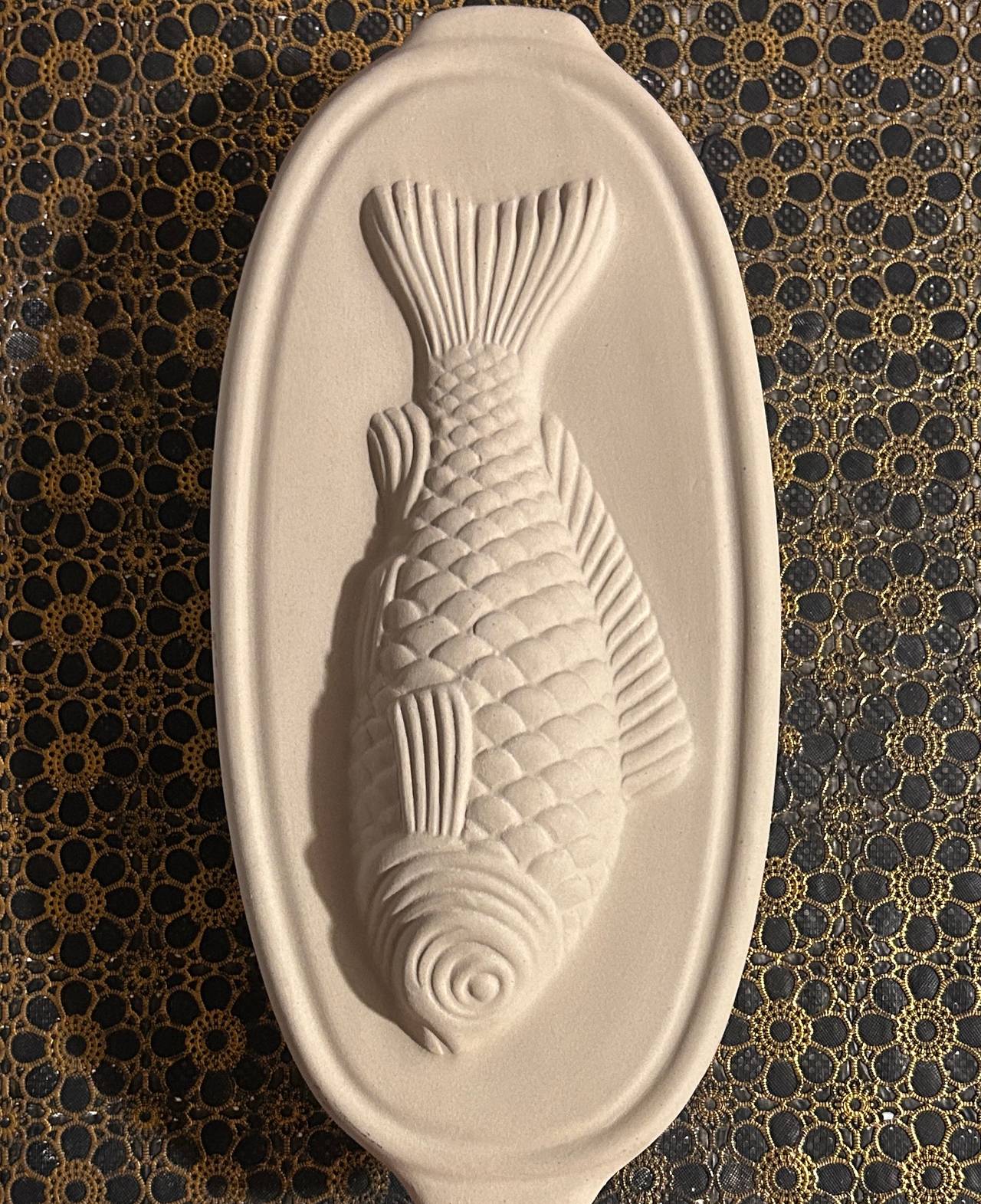 Chef Fish Mold Stoneware