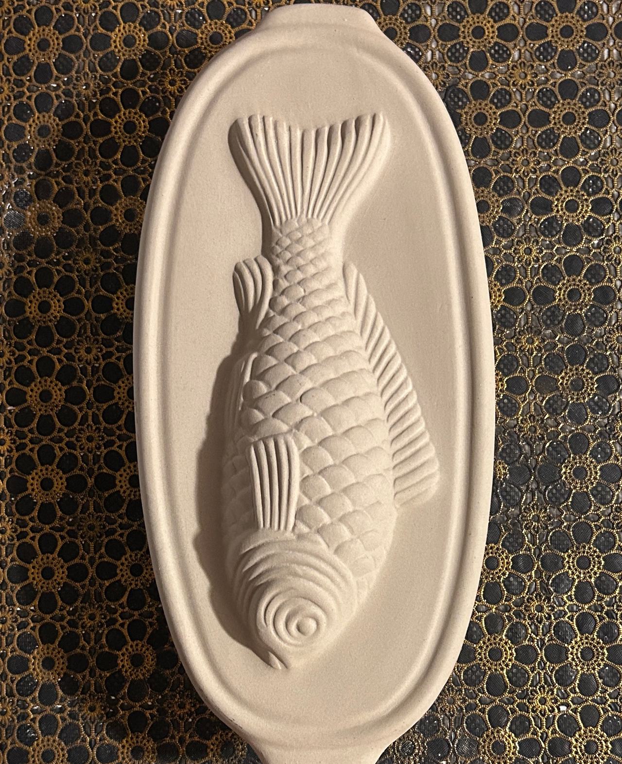 Chef Fish Mold Stoneware