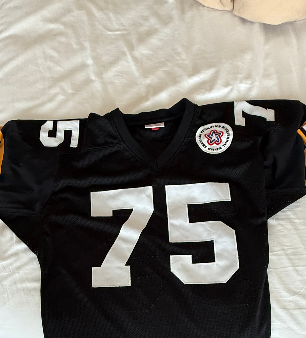 Mitchell & Ness Joe Greene Pittsburgh Steelers 1976 Bicentennial Jersey Large