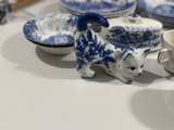 Vintage Royal Ironstone England “Shakespeare’s Country” Blue Transferware 38-Piece Set - Image 4
