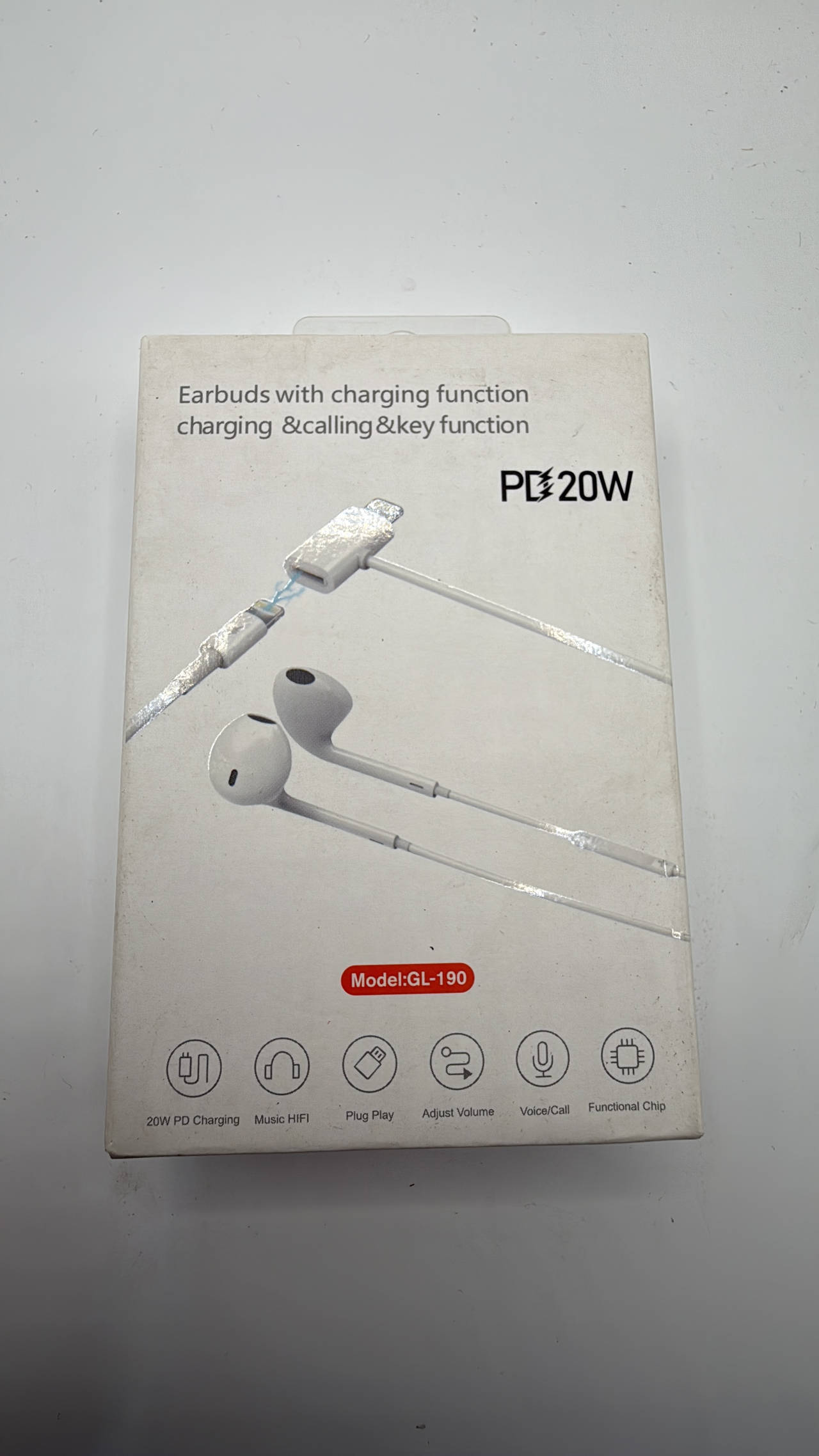 Wired Earbuds with Charging Function