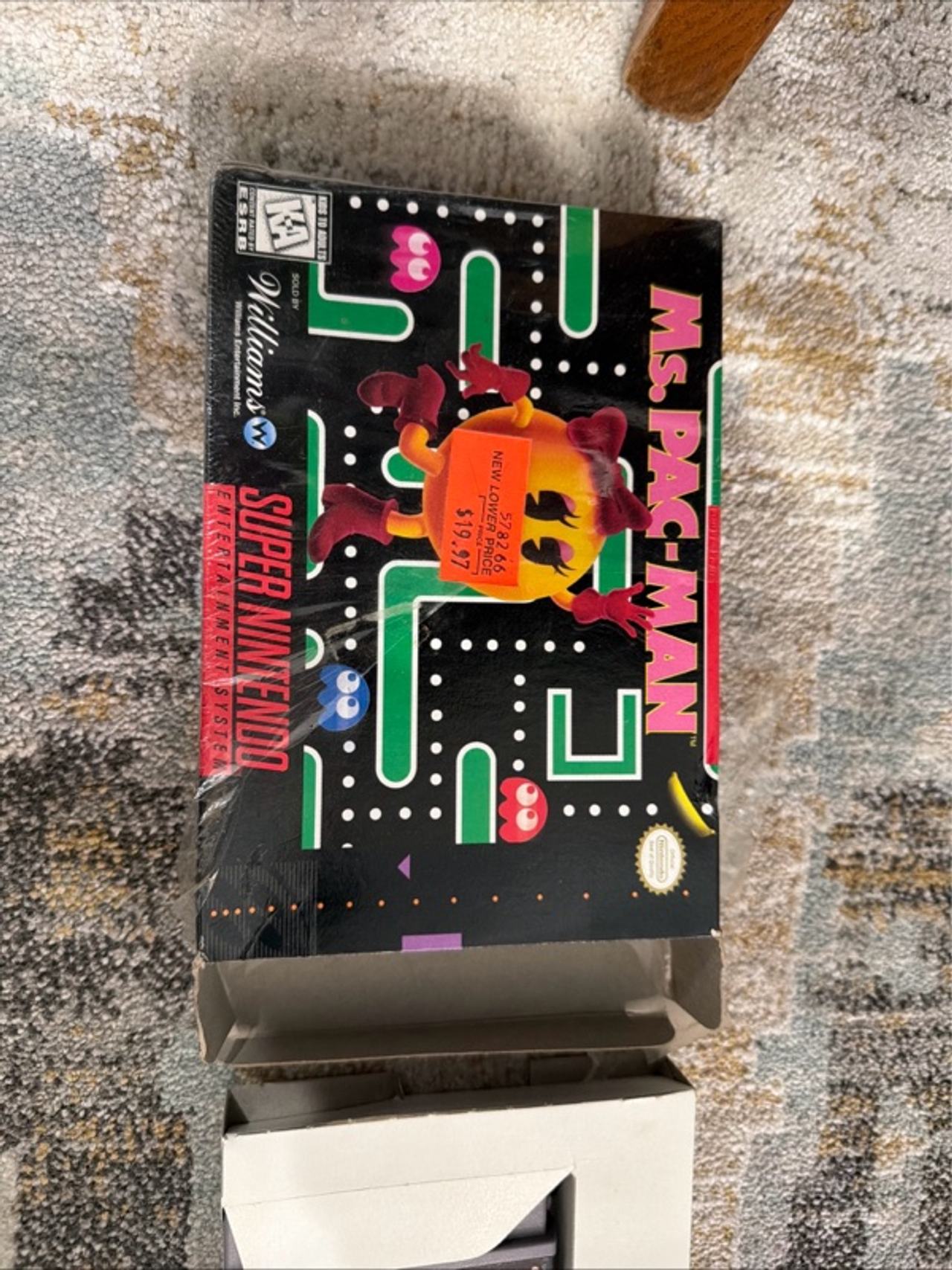 Nintendo Super Nintendo Ms. Pac-Man Cartridge