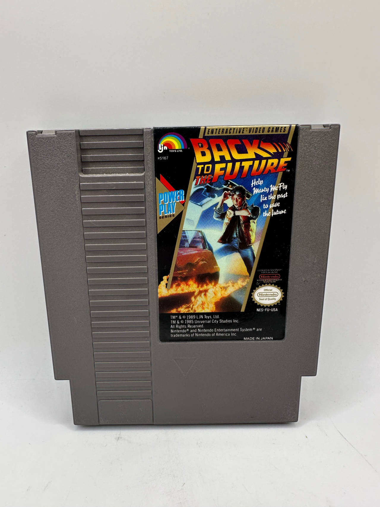 Back to the Future Part II & III Nintendo Nes Cleaned & Tested Authentic