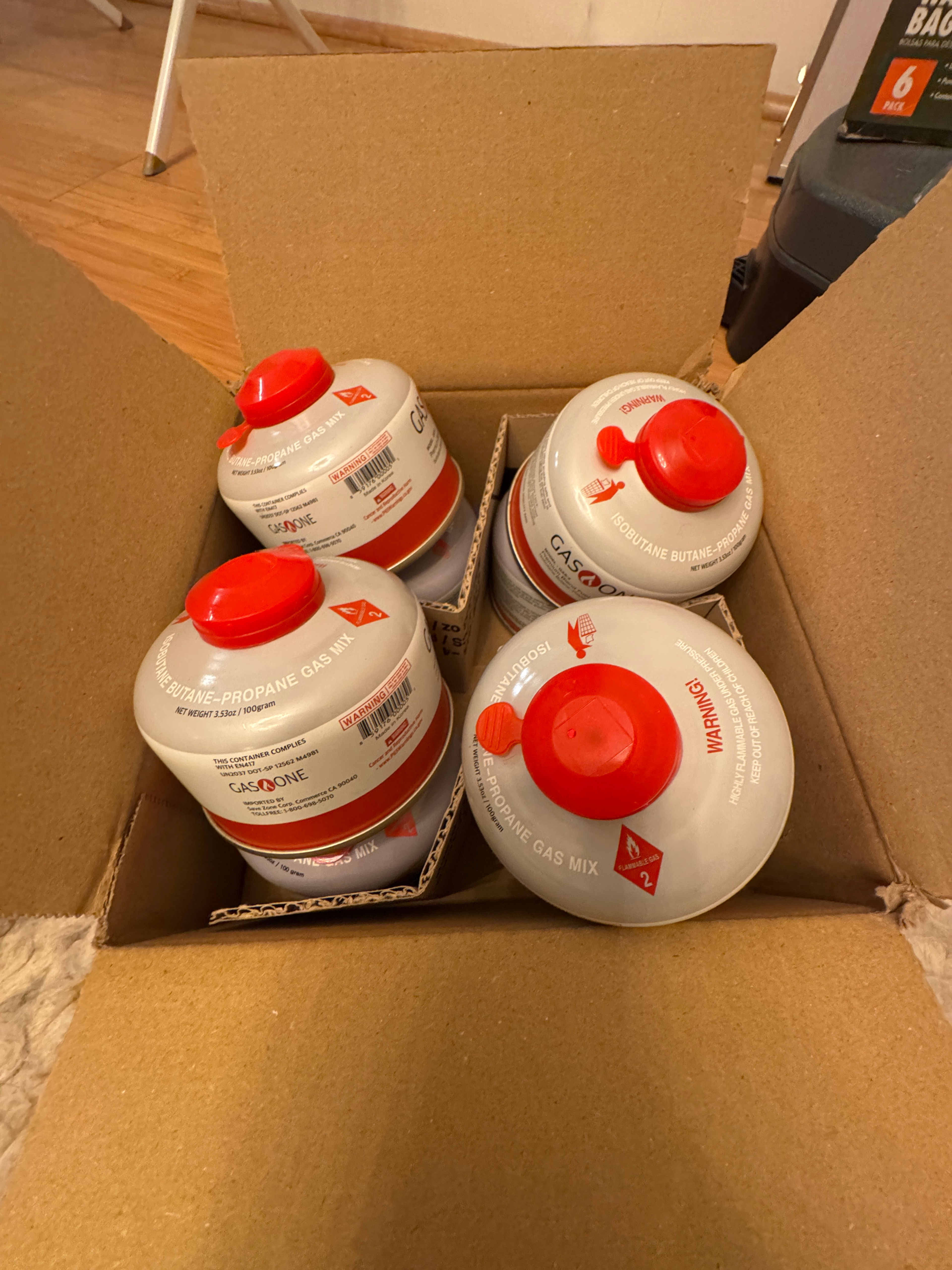 GasOne Butane-Propane Gas Mix Canister x 8