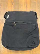 Ellington Vintage Black Canvas Duffel Shoulder Bag - Image 1