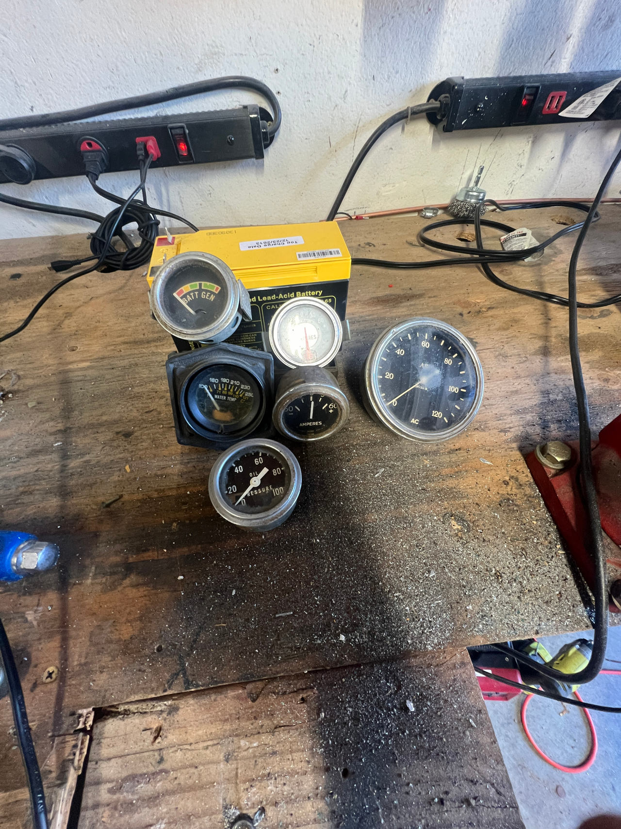 Vintage Automotive Gauges Lot